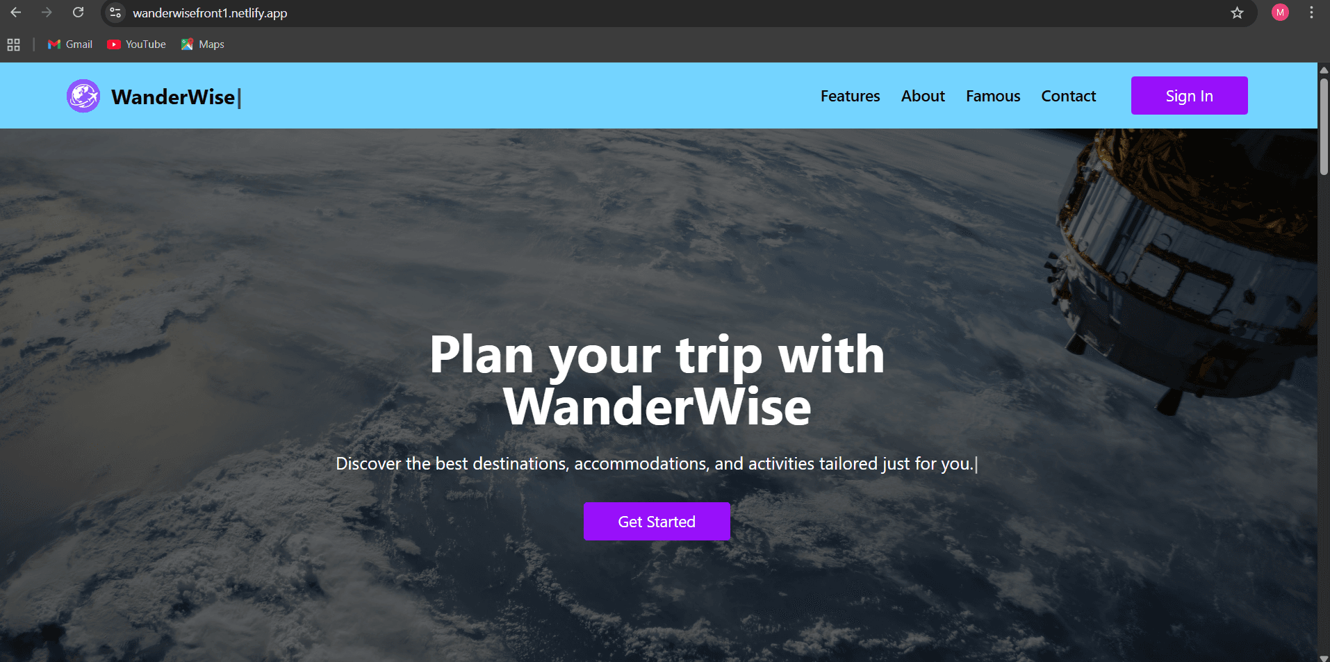 WanderWise - Travel Planning Platform